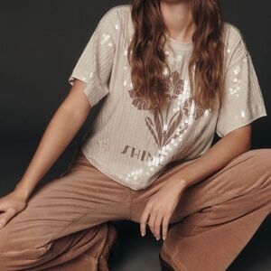 Anthropologie crop top NTW